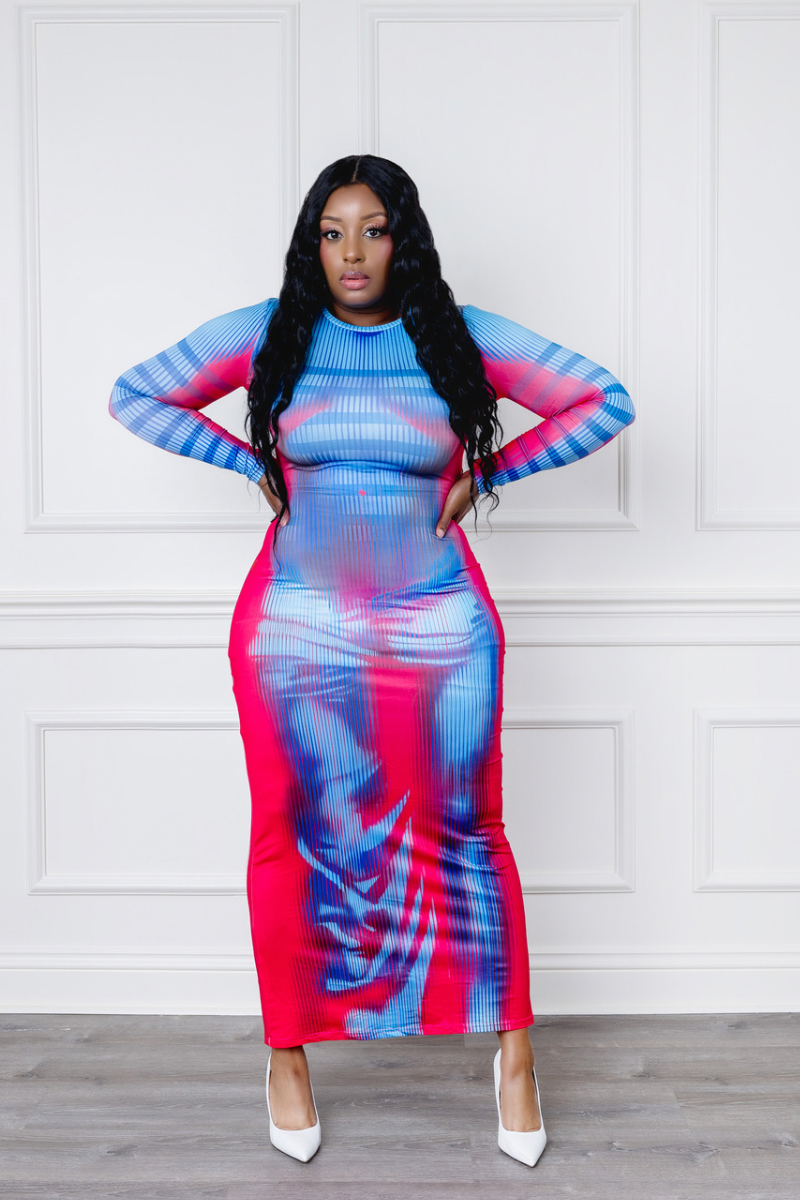 SEE RIGHT THROUGH ME DRESS