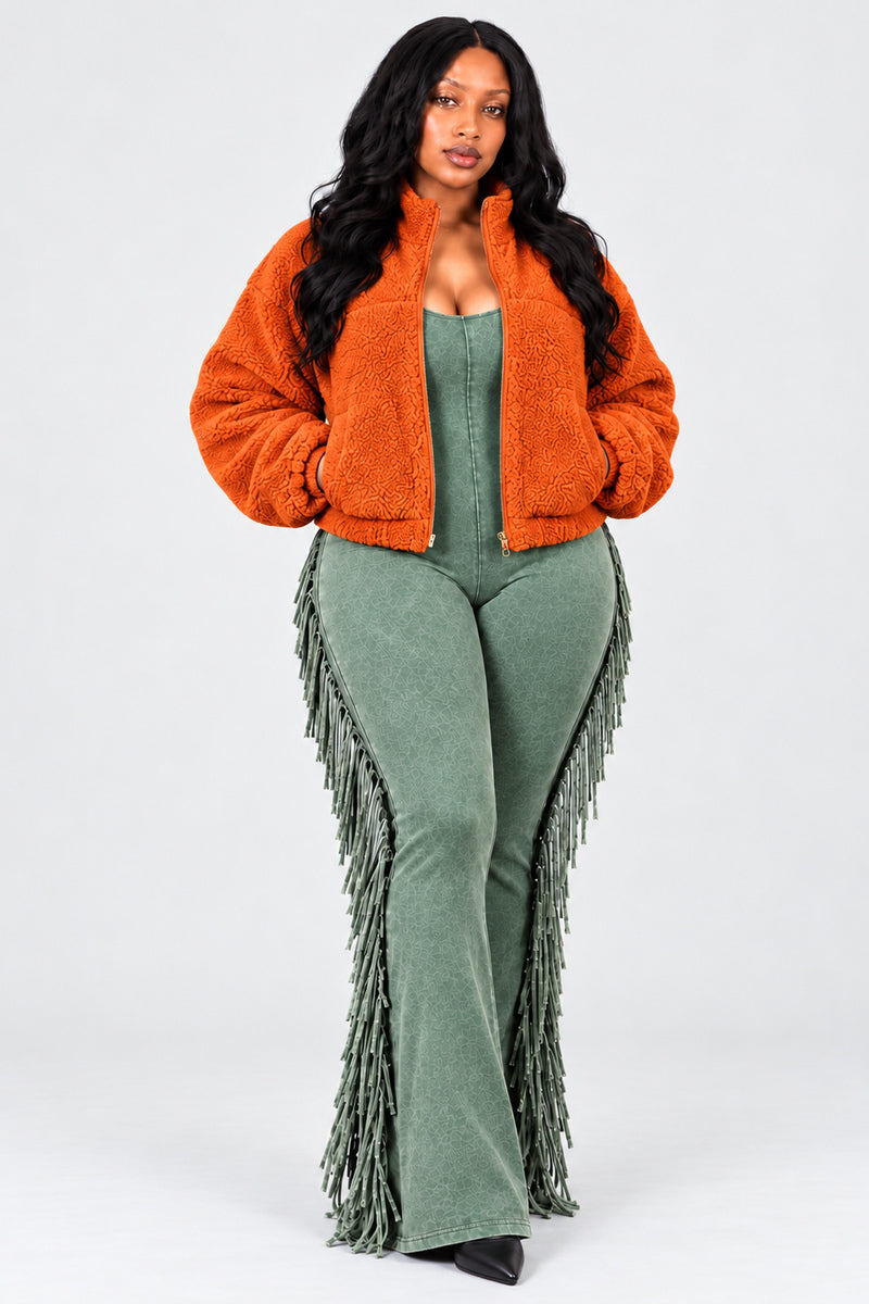 CUDDLE ME TEDDY COAT — closer product framing