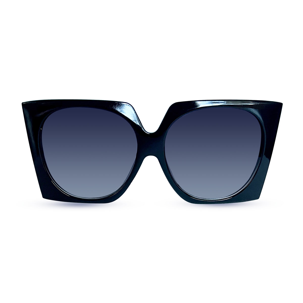 WOMAN IN BLACK SHADES